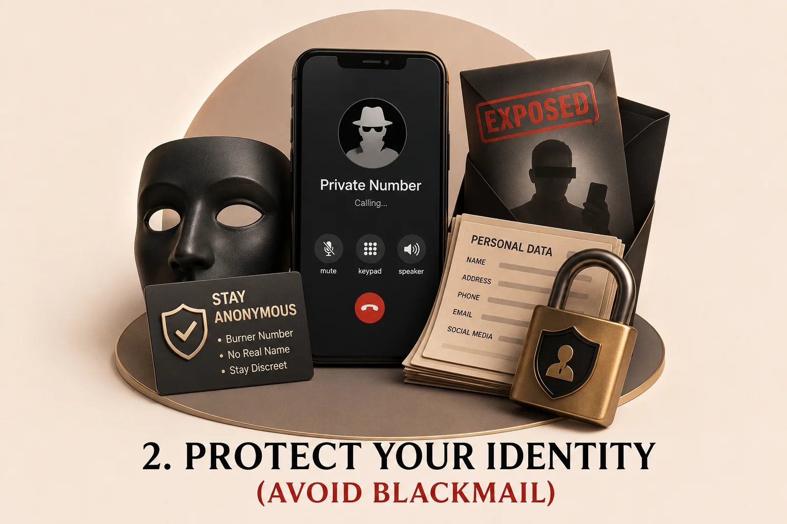PROTECT YOUR IDENTITY (AVOID BLACKMAIL)