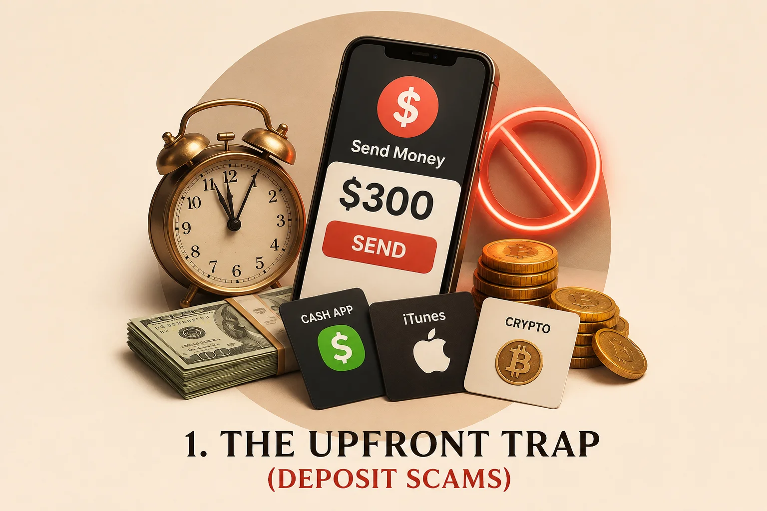 THE UPFRONT TRAP (DEPOSIT SCAMS)